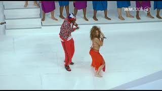 4k Remastered 2006 Shakira ft. Wyclef Jean - Hips Don&#39;t Lie (World Cup Final) 09 07 06