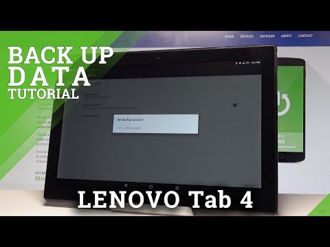 How to Back Up Data on LENOVO Tab 4 - Enable Google Backup |HardReset.Info
