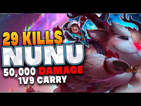 THIS IS HOW FULL AP Nunu & Willump 1V9 SMURFS in S12!