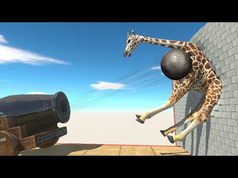 Blasted Through the Wall into Lava - Animal Revolt Battle Simulator