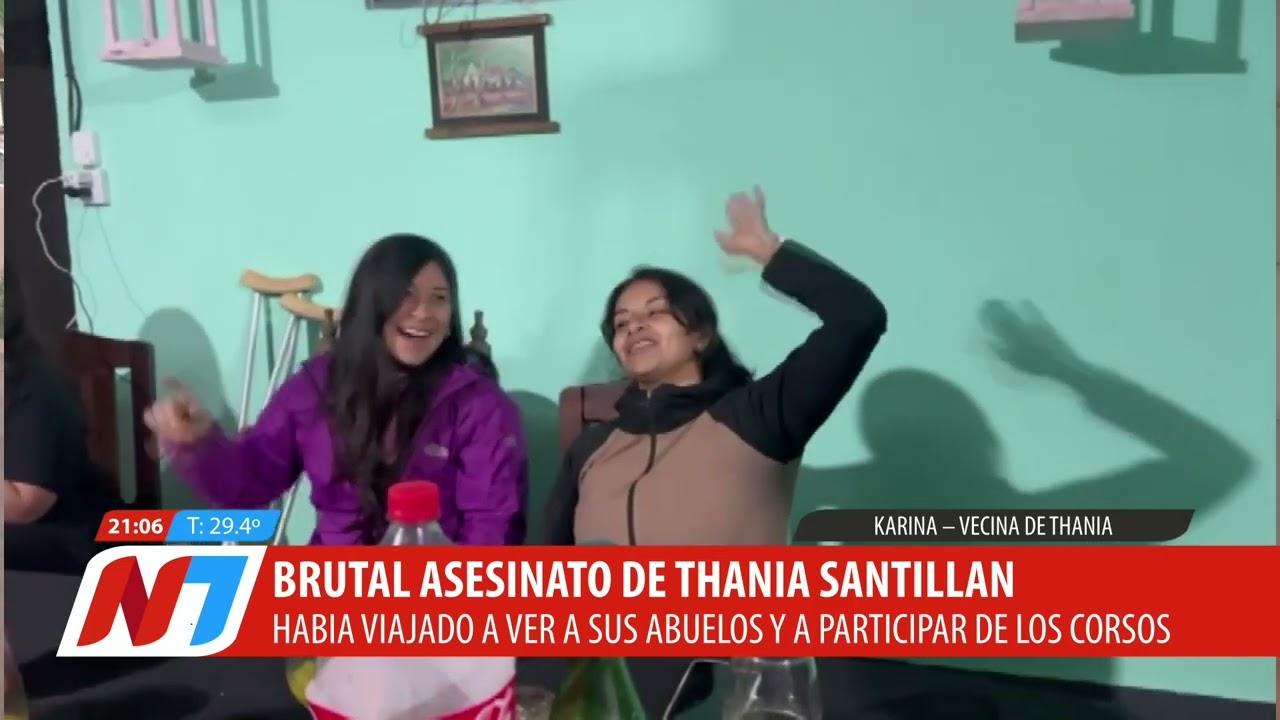 Conmoción por la muerte de Thania Santillán