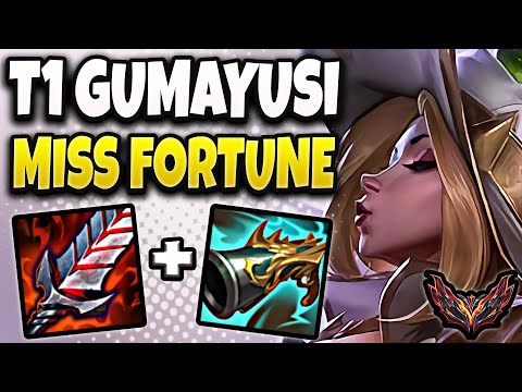 T1 Gumayusi Miss Fortune vs Jhin [ ADC ] Korea Grandmaster Patch 25.18