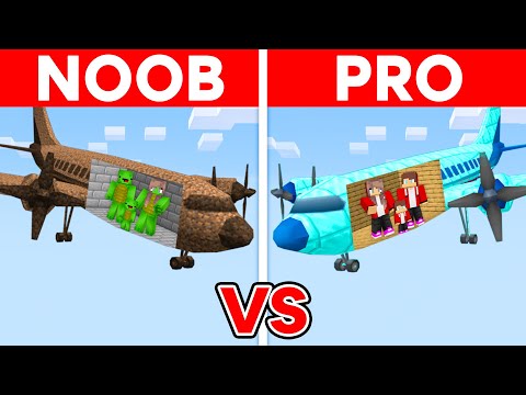 Airplane House Build Challenge: Noob vs Pro