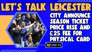 Season Ticket Price Increase | Let