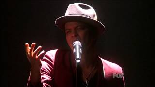Bruno Mars - It Will Rain LIVE The X Factor US 2011