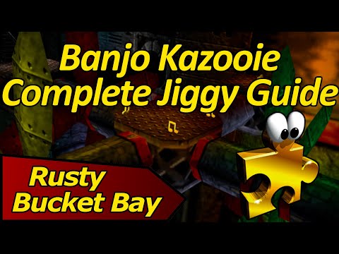 How to Collect all Jiggies in Rusty Bucket Bay - Banjo Kazooie Complete Jiggy Guide
