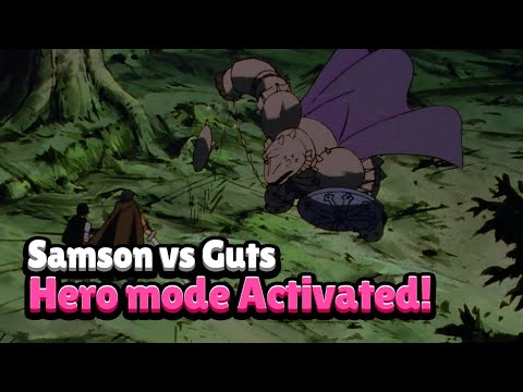 💪 EPIC SHOWDOWN! 🚫 Guts vs SAMSON - The Black Swordsman's FEARSOME FOE! 😱 #GutsVsSamson #Berserk