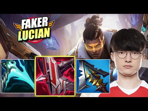 T1 FAKER VS BRO YAHARONG - FAKER LUCIAN VS YAHARONG ZOE - LOL PROVIEW