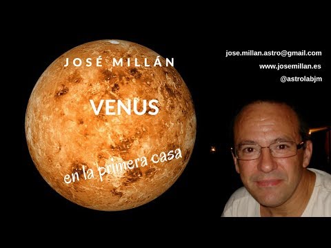 Venus in the first house. The pleasure of sharing.