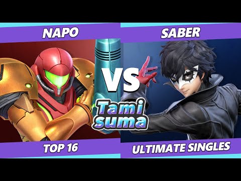 TAMISUMA 235 Top 16 - Napo (Samus) Vs. Saber (Joker) SSBU Smash Ultimate