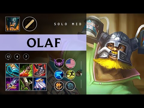 Olaf Mid vs Cassiopeia - NA Master Patch 25.24