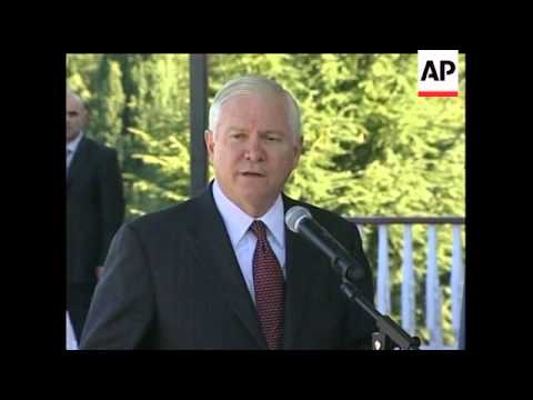 Georgia says Russia is taking steps to withdraw from Georgian territory. Moscow must withdraw its tr