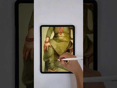 ☆ Work Process ☆ View full project on behance.net/shailimalla        #digitalpainting #procreate