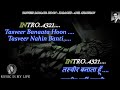 Tasveer Banata Hoon Karaoke With Scrolling Lyrics Eng. & हिंदी