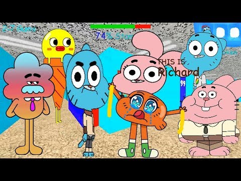 Gumball's Basics in Cartoon and Gumballs - Baldi's Basics V1.4.3 Mod