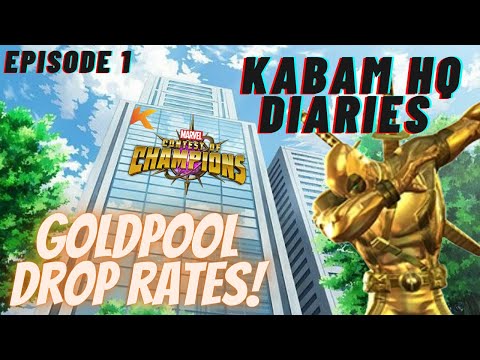 6 Star Goldpool Drop Rates! Kabam HQ Diaries! Episode 1!