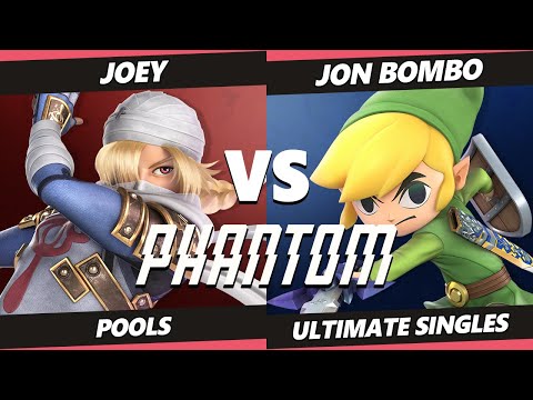 Phantom 2022 - Joey (Sheik, Cloud) Vs. Jon Bombo (Toon Link) SSBU Ultimate Tournament