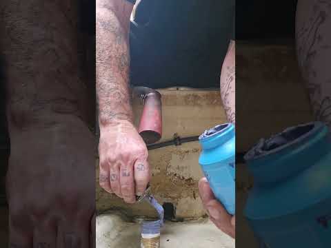 installing through hulls and ball valve in a boat