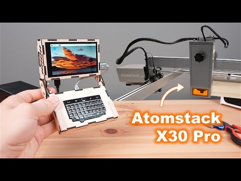 Tiny Cyberdeck Made With The Atomstack X30 Pro