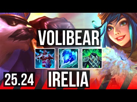 VOLIBEAR vs IRELIA (TOP) | Perfect KDA: 16/0/10 | KR Master | 25.24