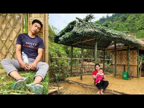 14 Year-Old Single Mother - Building A Bamboo Kitchen, Ex-Husband Lost Control Due To Alcoholism