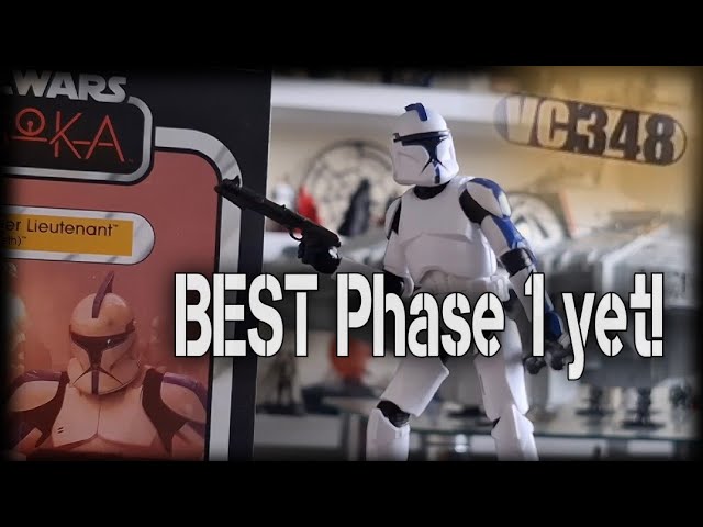 Vídeo relacionado con Star Wars La colección Vintage, Clone Trooper Lieutenant (Teth), Star Wars: Ahsoka, Figura de accion de 9,5 cm