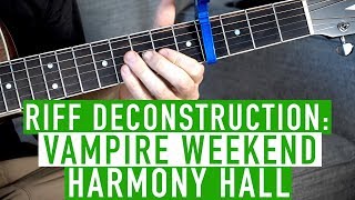 Harmony Hall - Vampire Weekend - Guitar Lesson