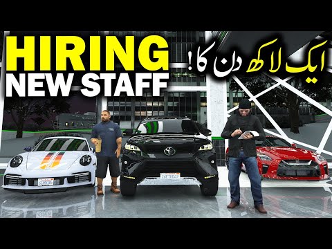 HIRING NEW STAFF FOR OUR SHOWROOM | GTA 5 MODS EP #100 | RADIATOR