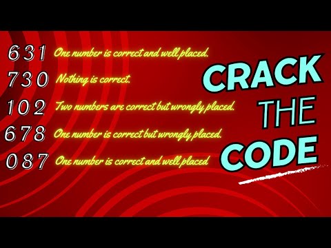 Crack the Code Number lock Puzzle | A Numeric lock has a 3 digit key - Can You Crack It?