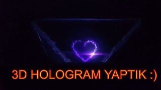 3D Kolay Hologram Piramit Yapımı Kendin Yap