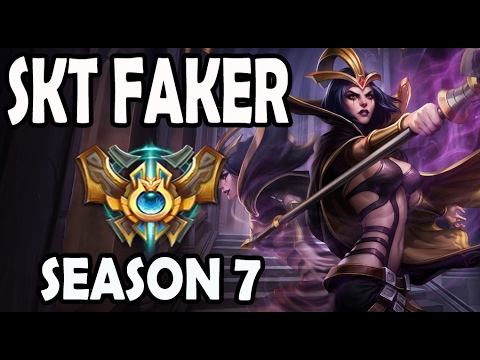 SKT T1 FAKER plays LEBLANC vs A Korean Diamond RYZE