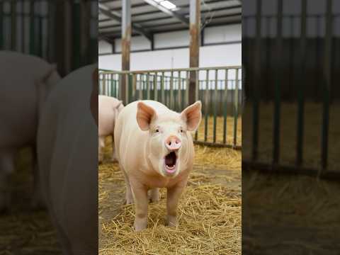 Sound of pig 🐷 Hearing Pig Sounds Close Up Will Shock You 🐖 #pig