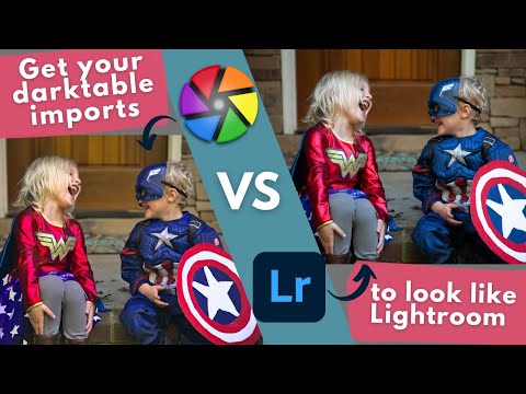 Get your darktable photo imports to look like Lightroom