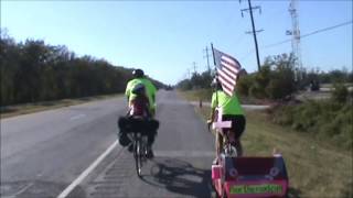preview picture of video 'Riding in Louisiana on our Cross Country Bike Trip'