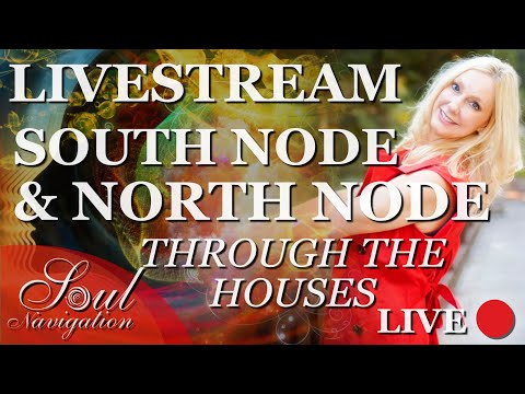 South Node & North Node through the houses! ALL 12 SIGNS!  What does the Nodes mean in Astrology! SN