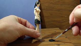 Painting Allison Angel model