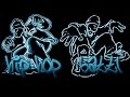 Хип хоп батл Уличные танцы Бразилии и Японии 
