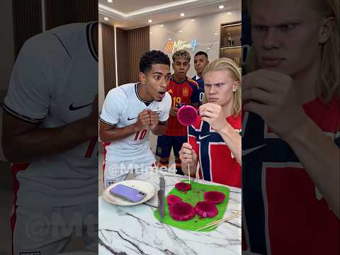Mbappé, Yamal And Bellingham Wanted The Dragon Fruit Too Bad 🐉😳 #parody #football #haaland #worldcup