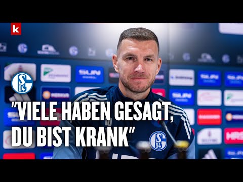 Video Thumbnail: Dzeko auf Schalke angekommen: Witze über Kolasinac, erster Kontakt und Wechselgründe | Schalke 04