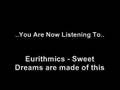 Eurithmics - Sweet Dreams Are Made Of This 