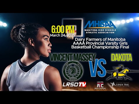 Dairy Farmers of Manitoba Provincial AAAA Basketball Championship Varsity Girls Finals 6:00