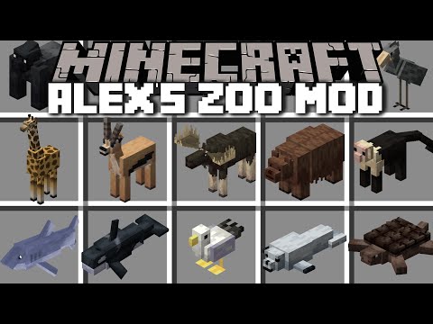 MC Naveed - Minecraft - Minecraft ALEX'S ZOO ANIMALS MOD / DANGEROUS WILD ANIMAL AND SAFARI CREATURES !! Minecraft Mods