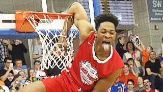 BEST Dunk Contest Of The Year?! CRAZY Dunks At HS Slam!