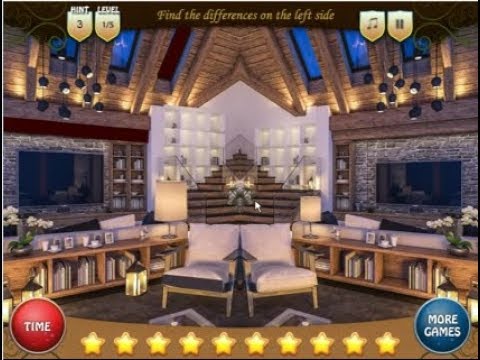 Spot the differences mirror images game level1 to level5 complete