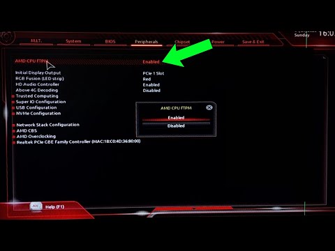 How To Enable TPM 2.0 Gigabyte B450M DS3H V2