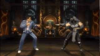 Cage vs Smoke Klimate Kombat Exhibition - Mortal Kombat 9