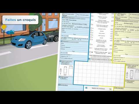 comment remplir un constat d'accident de voiture