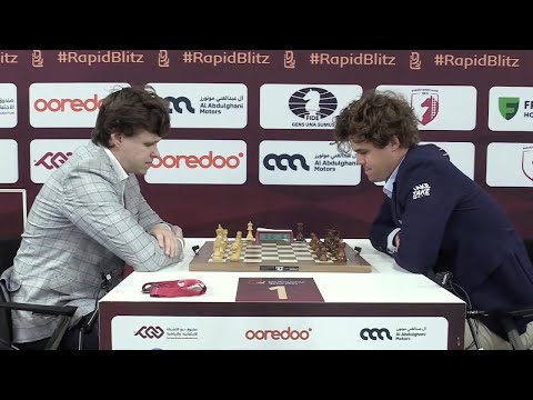 Vladislav Artemiev vs Magnus Carlsen / FIDE World Rapid 2025 / Round 7 English Opening: Anglo-Indian