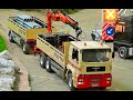 STUNNING MAN RC TRUCK BIG SCALE 1 8 SEMITRUCK HEAVY DUTY CRANE TRUCK PETERBILT TRUCK