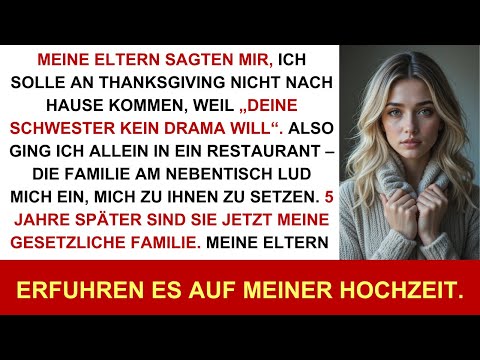 „Komm nicht heim, deine Schwester will dich nicht“, sagten Eltern—Jahre später bei meiner Hochzeit…